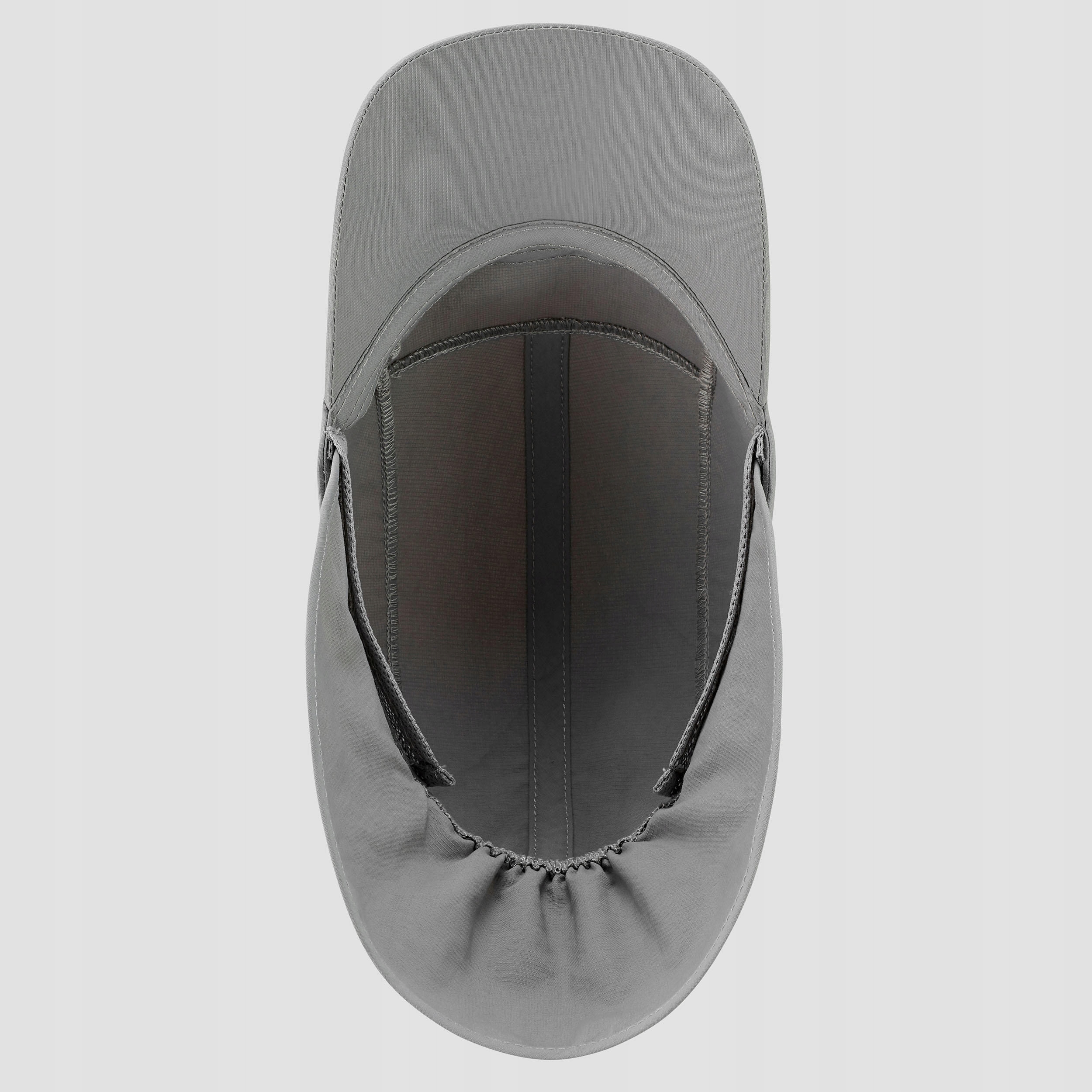 CZAPKA TURYSTYCZNA Z OSŁONĄ KARKU DLA DZIECI LEKKA Materiał dominujący Poliamid