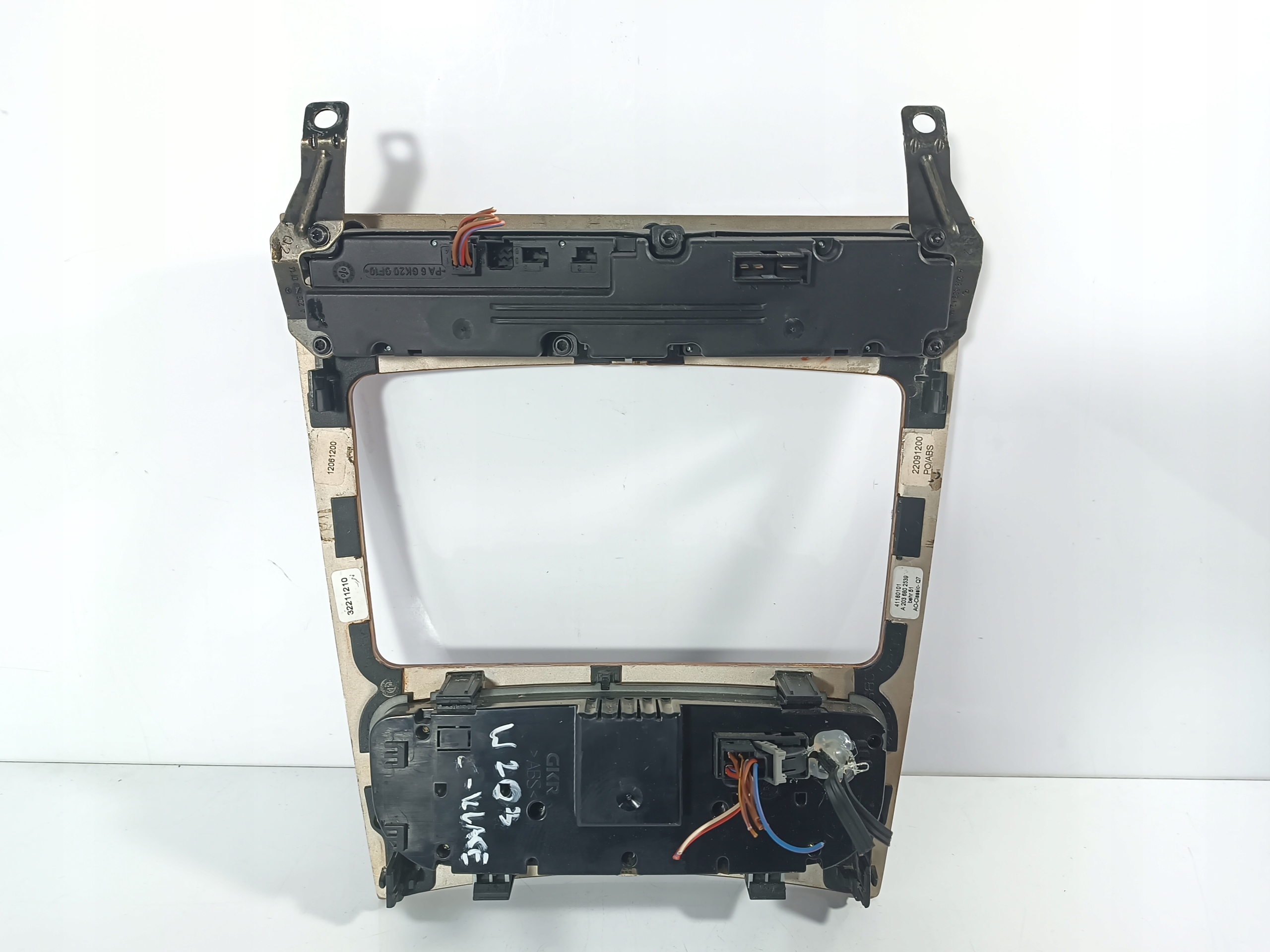 Mercedes W203 S203 00- PANEL air conditioning devices Z frame OE 2038300285