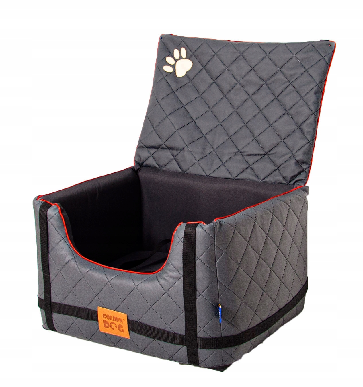 Levně Autosedačka do auta pro psa kočku Lux Comfort přepravka pelíšek L
