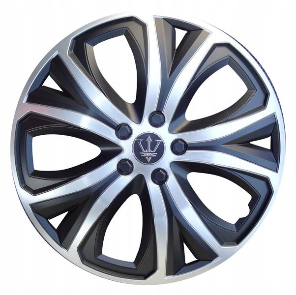 Kryty kol Evo Balco 14", černo-stříbrné sada 4ks