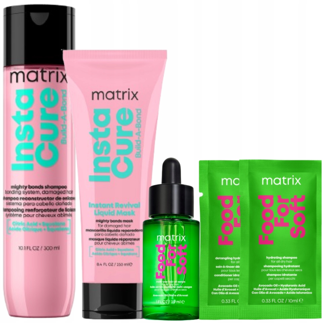Matrix Instacure Build-A-Bond sada pro poškozené vlasy olej Ffs