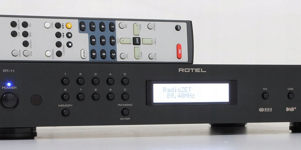 ROTEL RT-11 TOPOWY TUNER RADIOWY CYFROWY DAB+ RDS PILOT ! Model RT-11