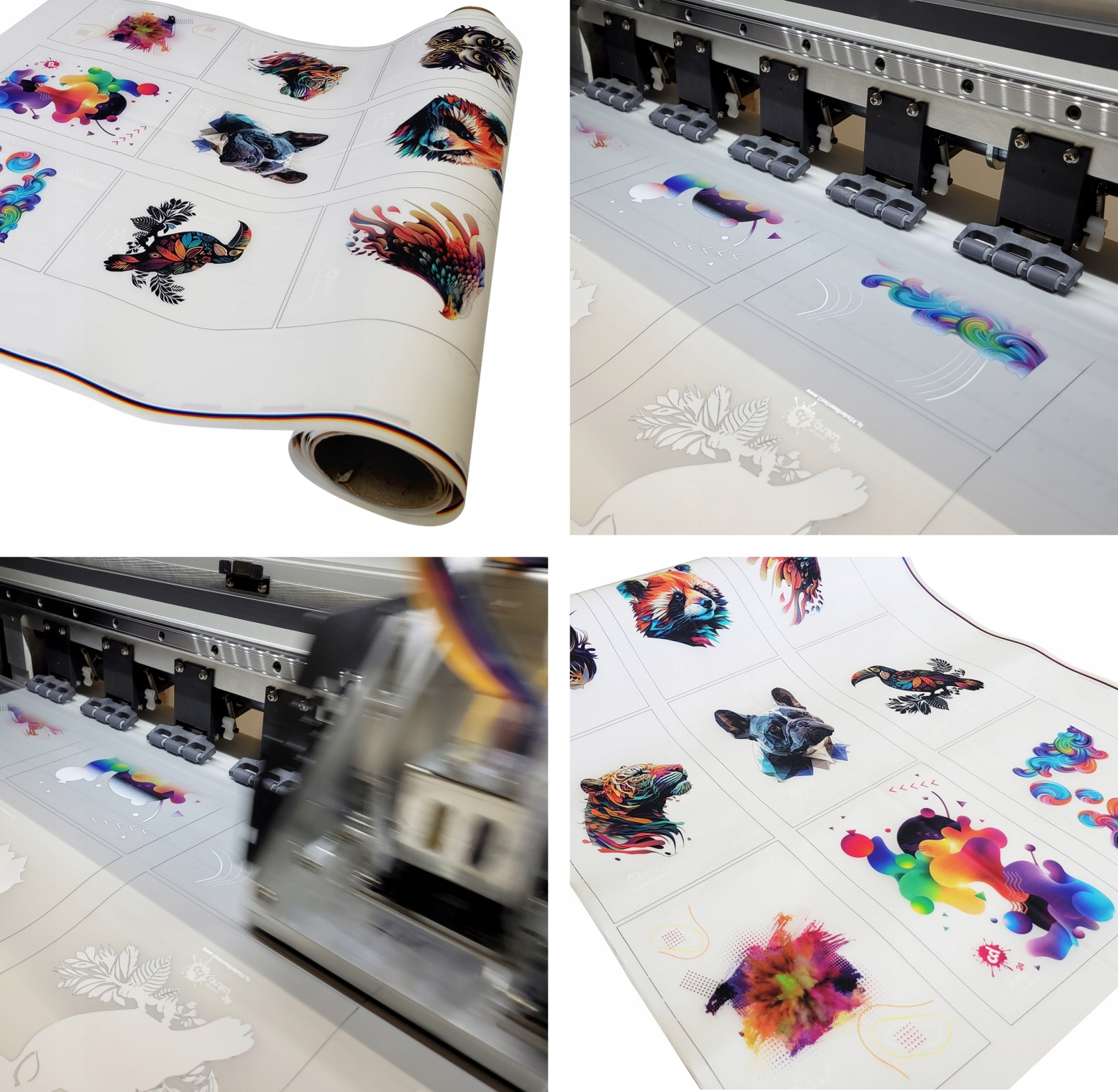 WYDRUKI DTF na roli szer. 57cm 1mb do wgrzania Długość 100 cm