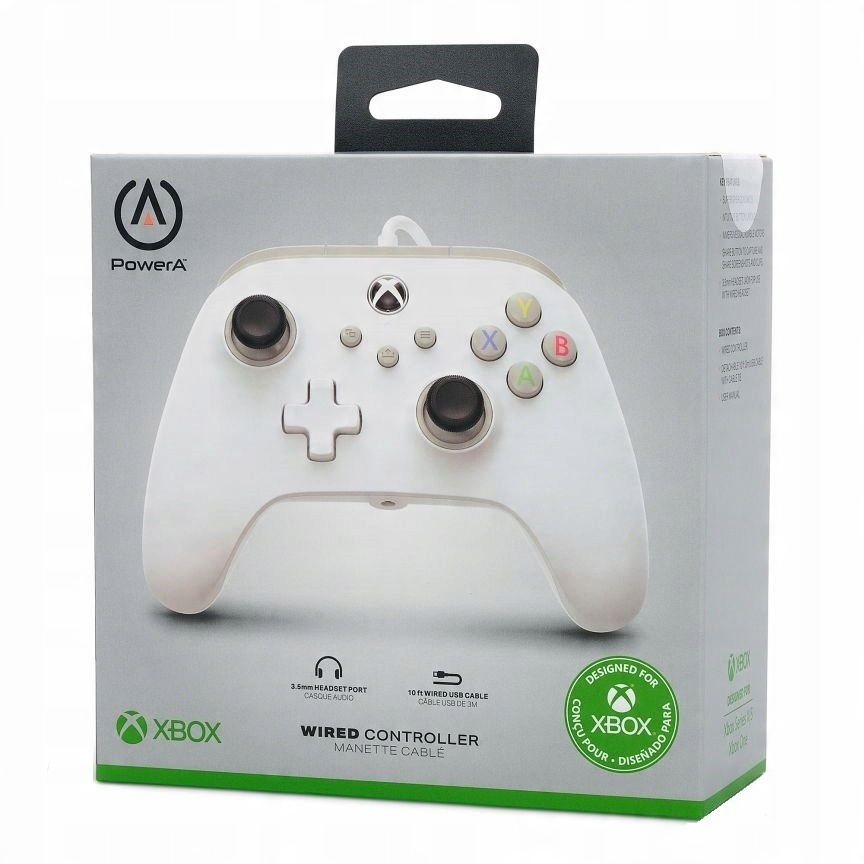 

Pad przewodowy Xbox One Windows 10 Biały Licencja