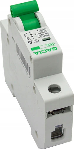 Wyłącznik nadprądowy bezpiecznik 20A B20 6kA 1P Kod producenta SB6LB1P20A