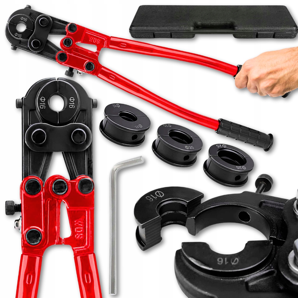 Pevná krimpovačka na rúry Pex, Hydraulická lisovacia, 16 20 26 mm, kliešte