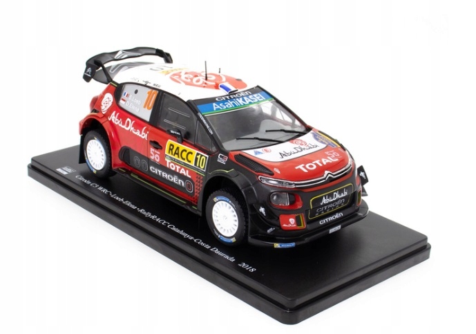 Citroen C3 Wrc Loeb-Elena Racc Catalunya-Costa Daurada 2018 Hachette