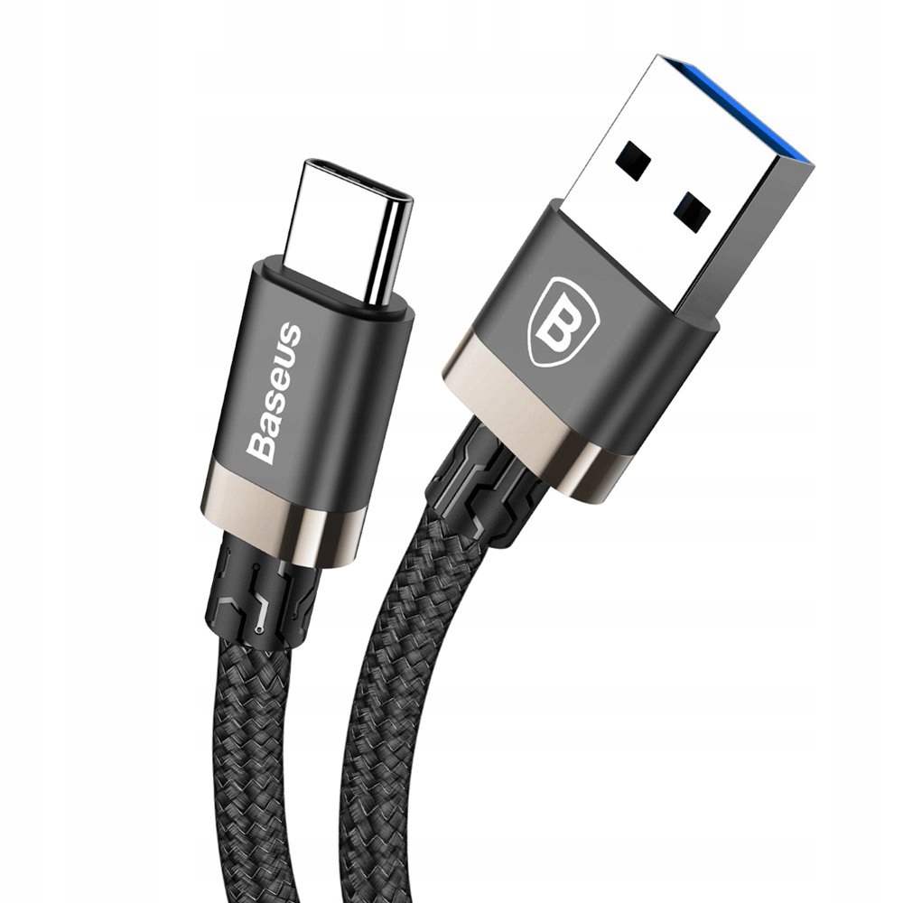 

Baseus Golden Belt Mocny Kabel Z Oplotem Usb-c 1M