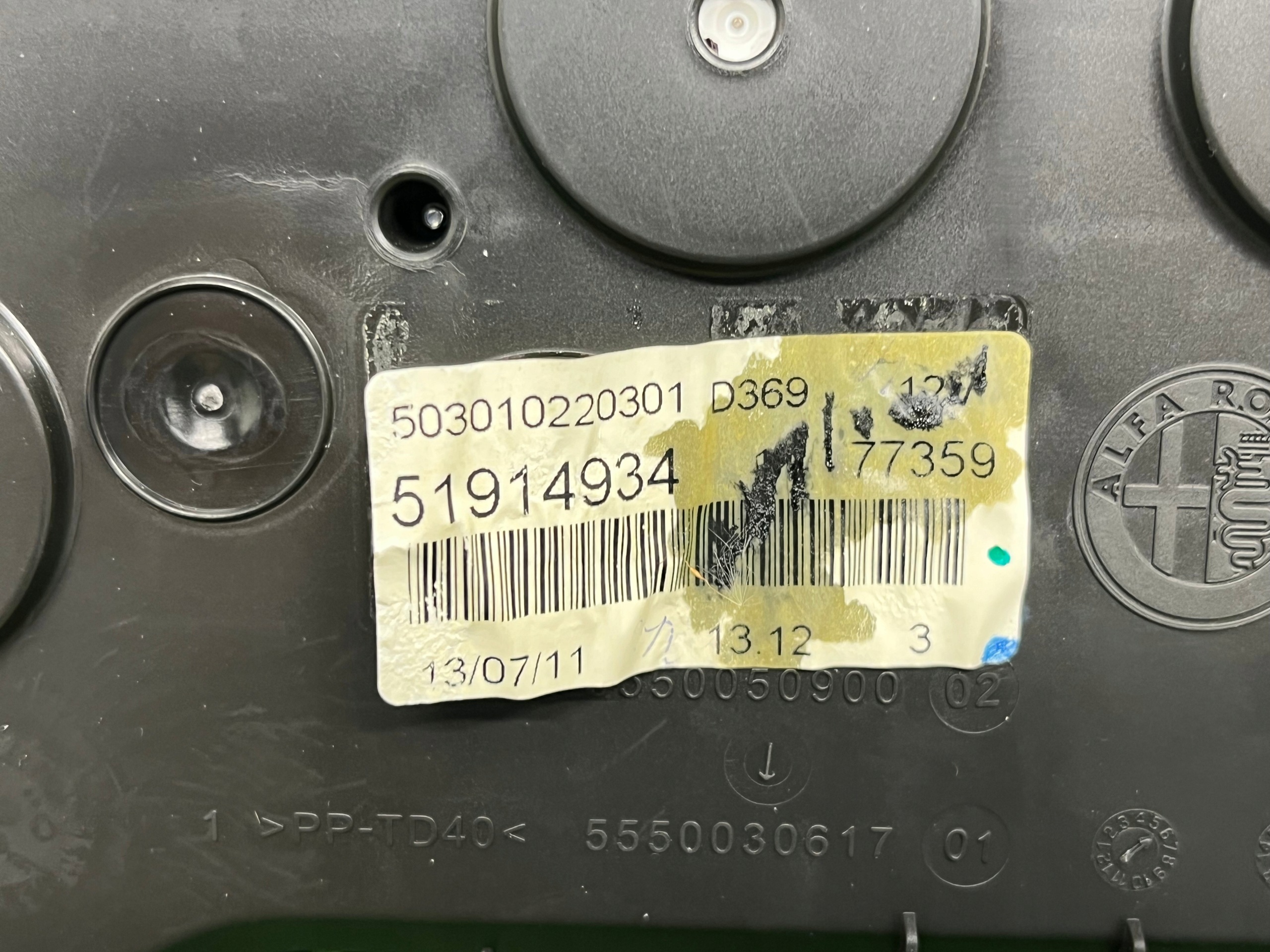 dials dials FIAT GRANDE PUNTO 51914934
