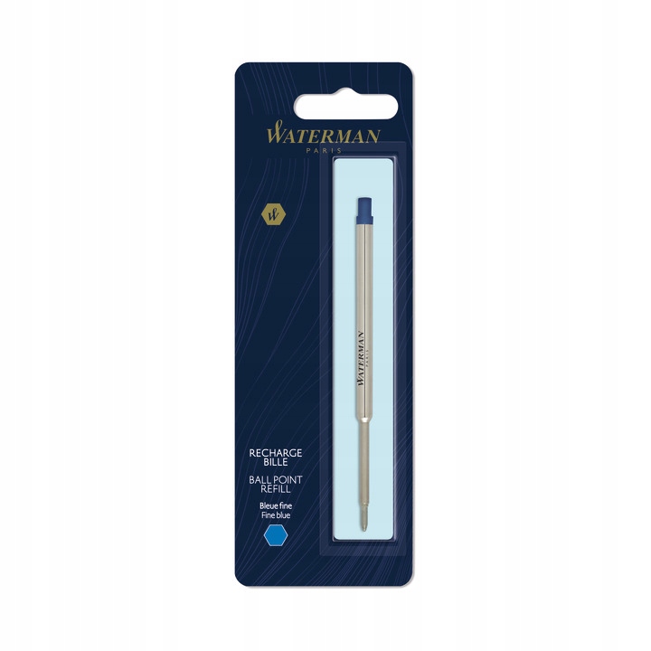 

Wkład do długopisu Waterman Standard Niebieski (M)