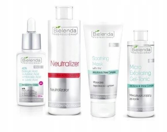 BIELENDA KWAS SALICYLOWY 40% ZESTAW DO EKSFOLIACJI