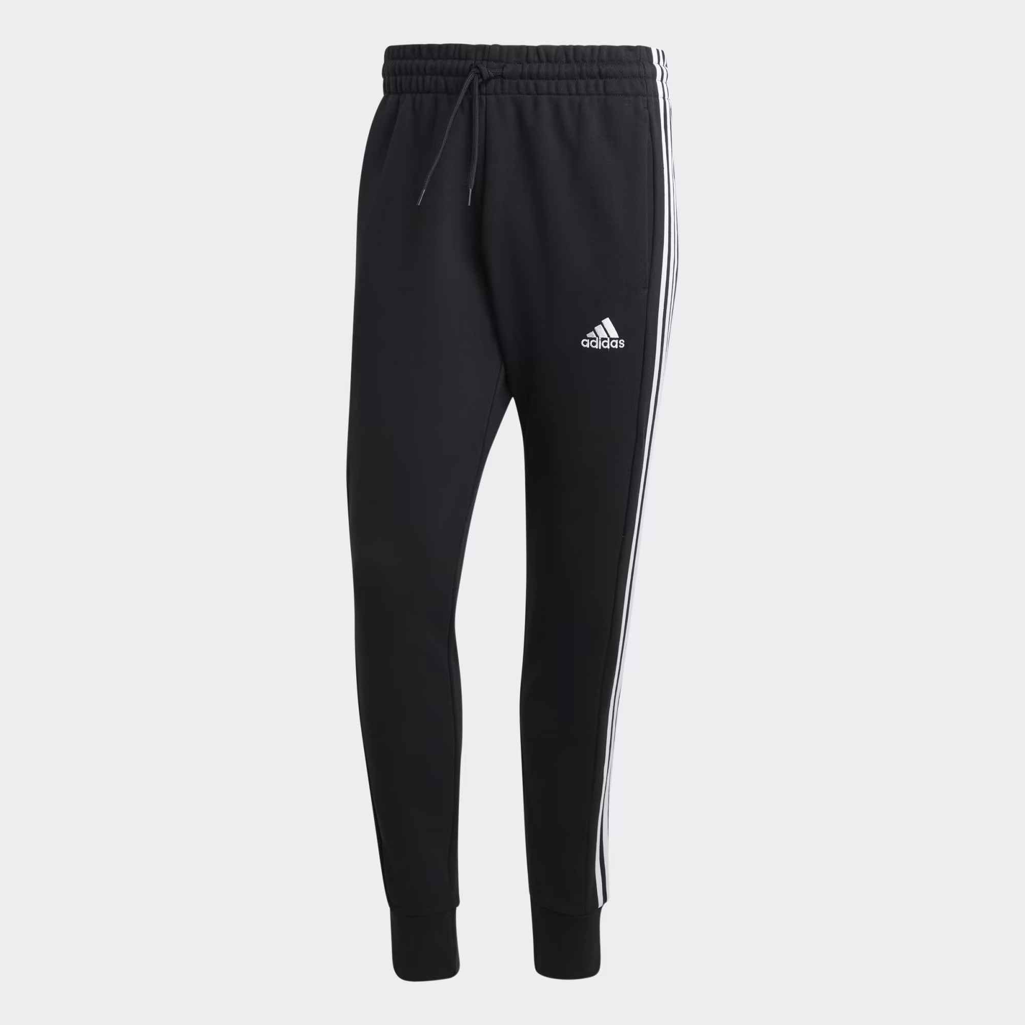 Pánské teplákové kalhoty adidas Essentials French Terry Tapered Cuff 3-Stripe