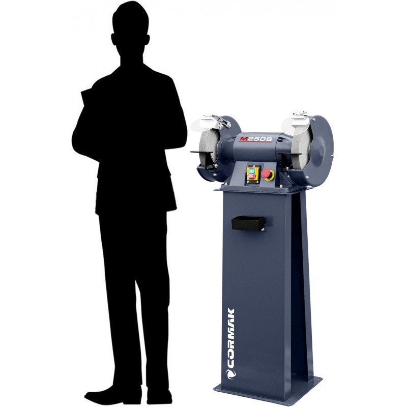 PRZEMYSŁOWA SZLIFIERKA TARCZOWA GRADOWNICA GRATOWARKA M250S Z PODSTAWĄ