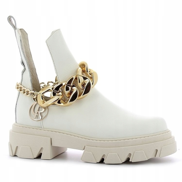 CARINII B7257 WORKERY TRAPERY SKÓRA LICO BEŻOWE 39