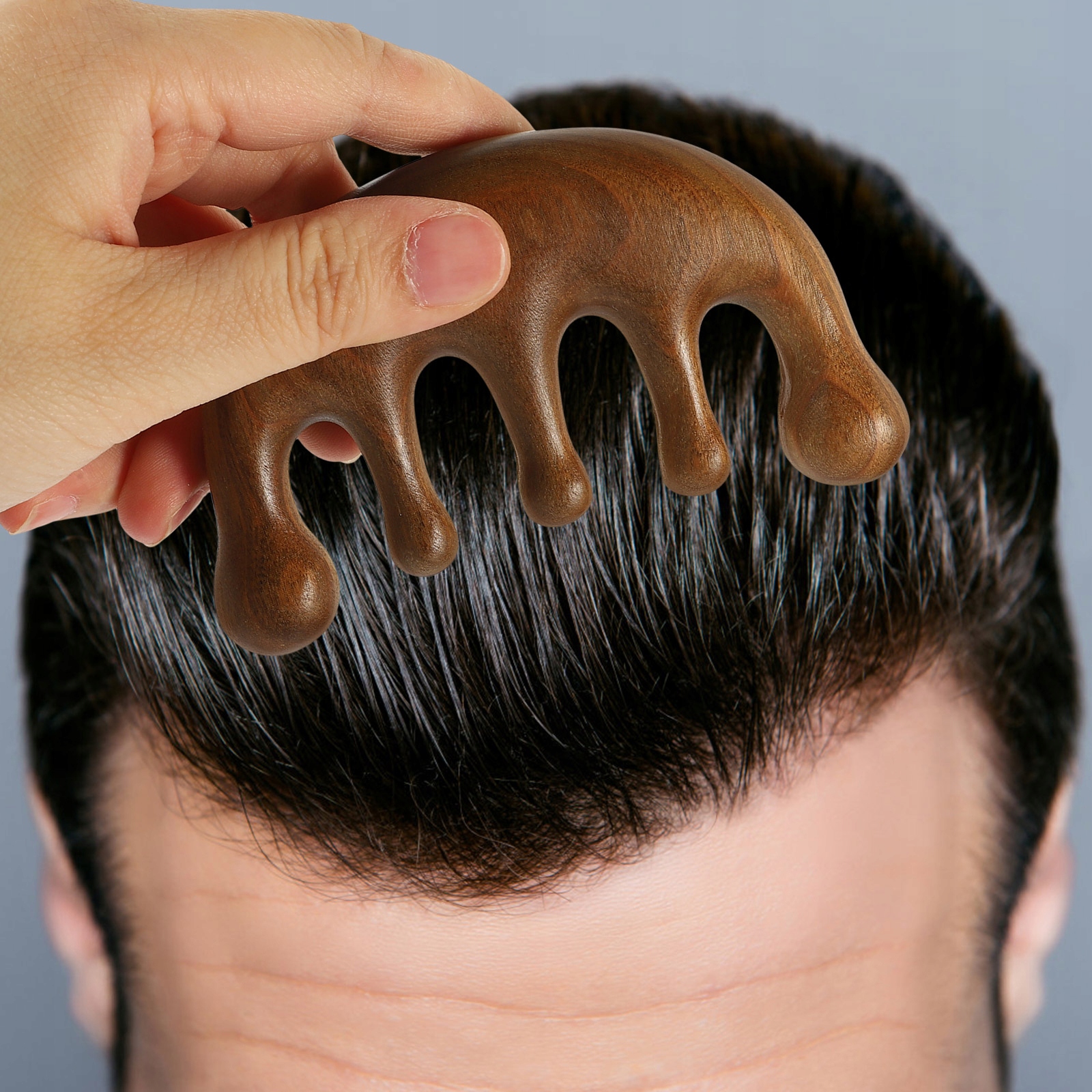 SANDALWOOD COMB SCALP MASSAGE COMB WIDE TOOTH EAN (GTIN) 0760167100226