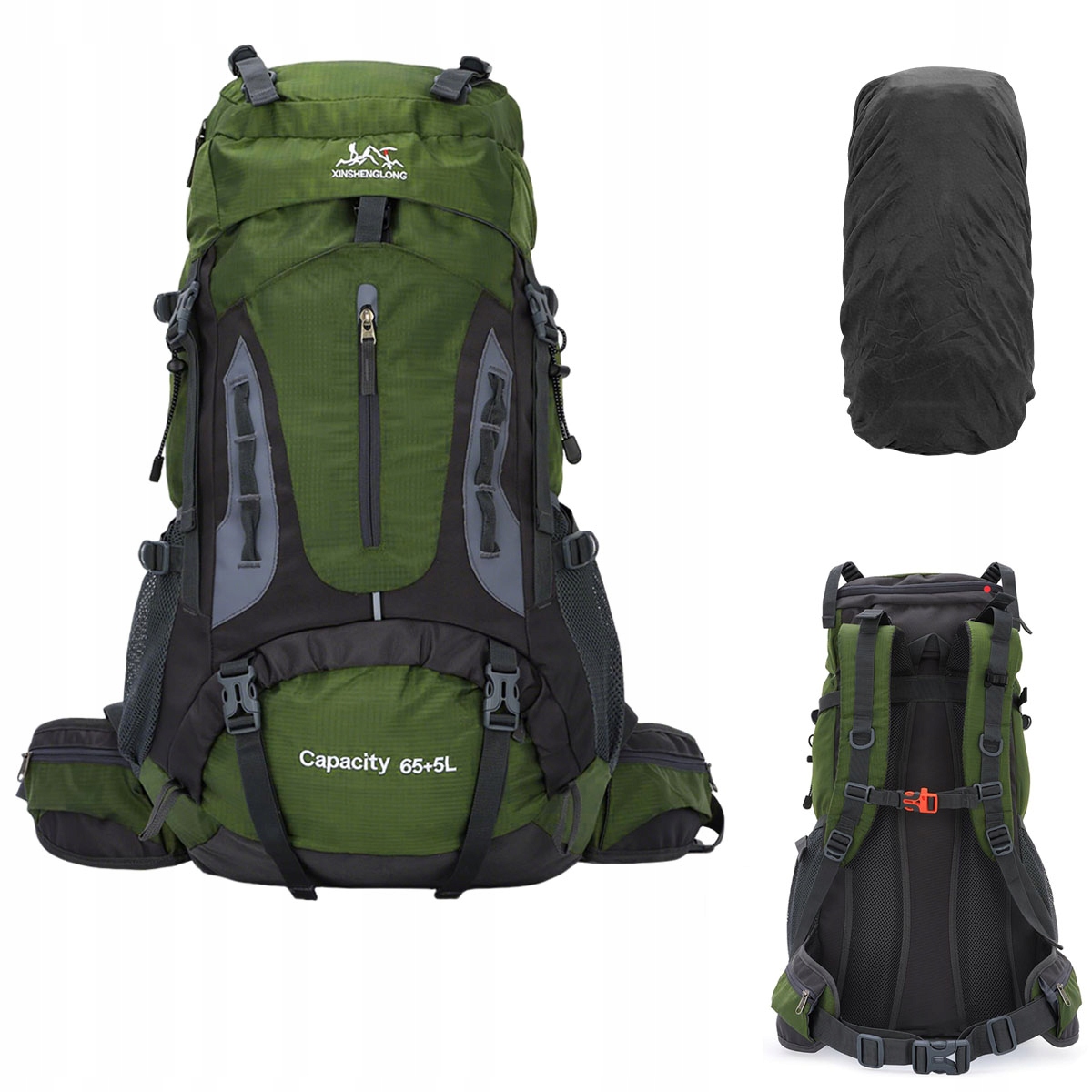 Plecak Górski Wodoodporny 70L Torba Trekking Sportowy Duży