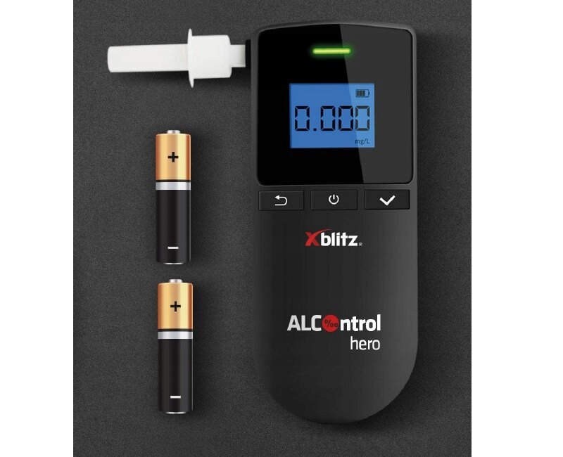 Alkomat XBLITZ Hero ALControl elektrochemiczny Type Electrochemical