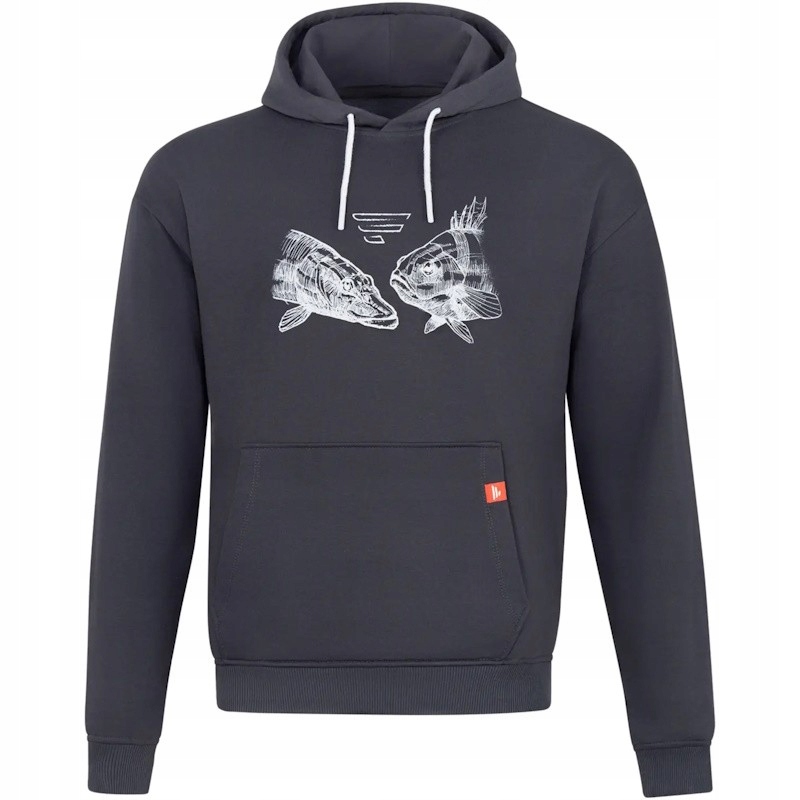 Bluza Wędkarska Z Kapturem Favorite Fish Dialog XL Dark Grey Na Spinning