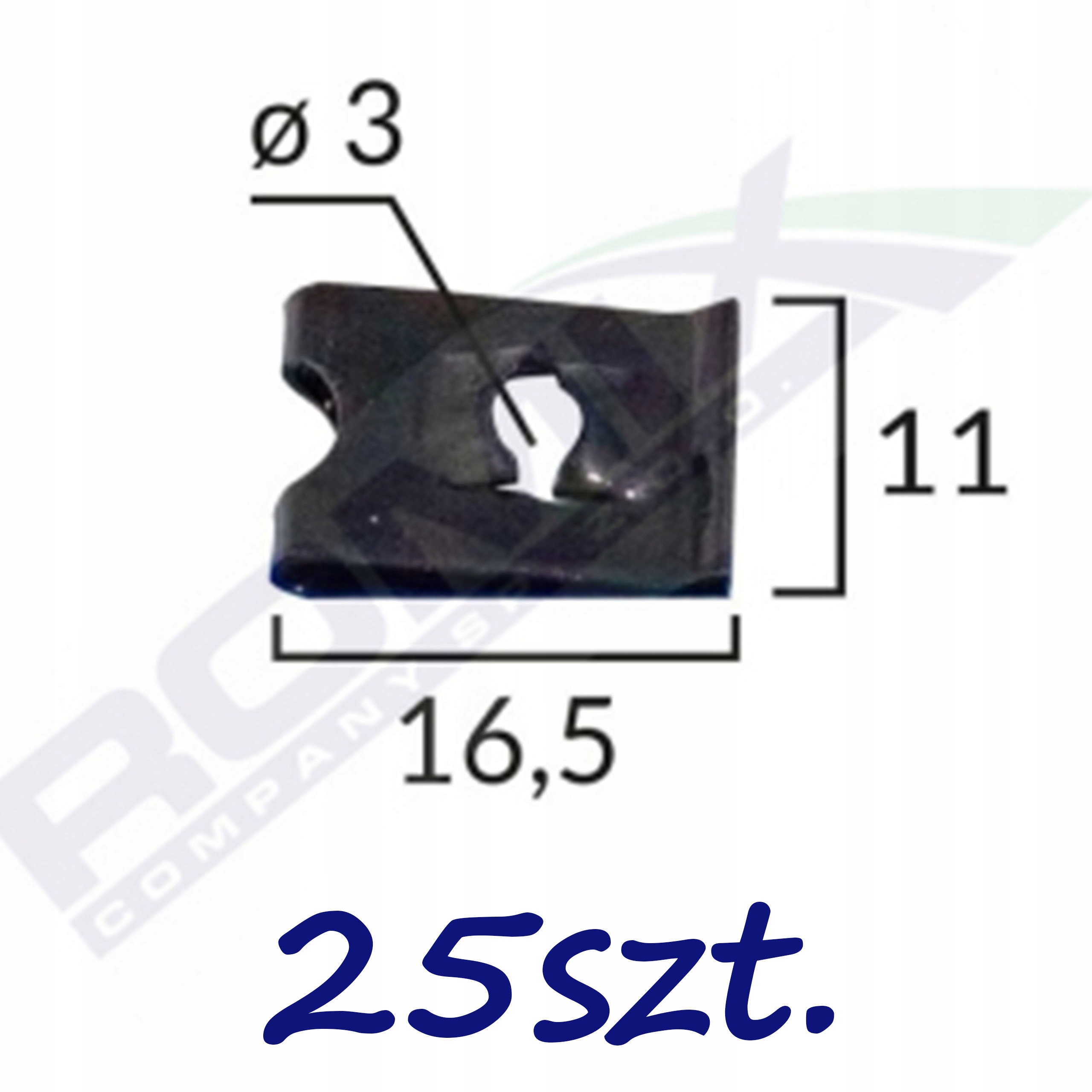 

Blaszka montażowa mocują Alfa Fiat Lancia Ford X25