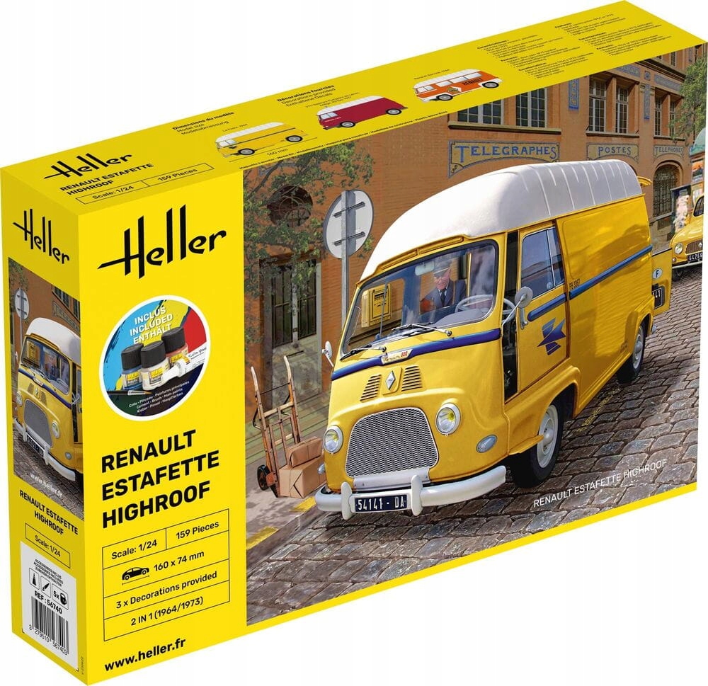 Startovací sada Estafette Highroof 1:24 Heller 56740