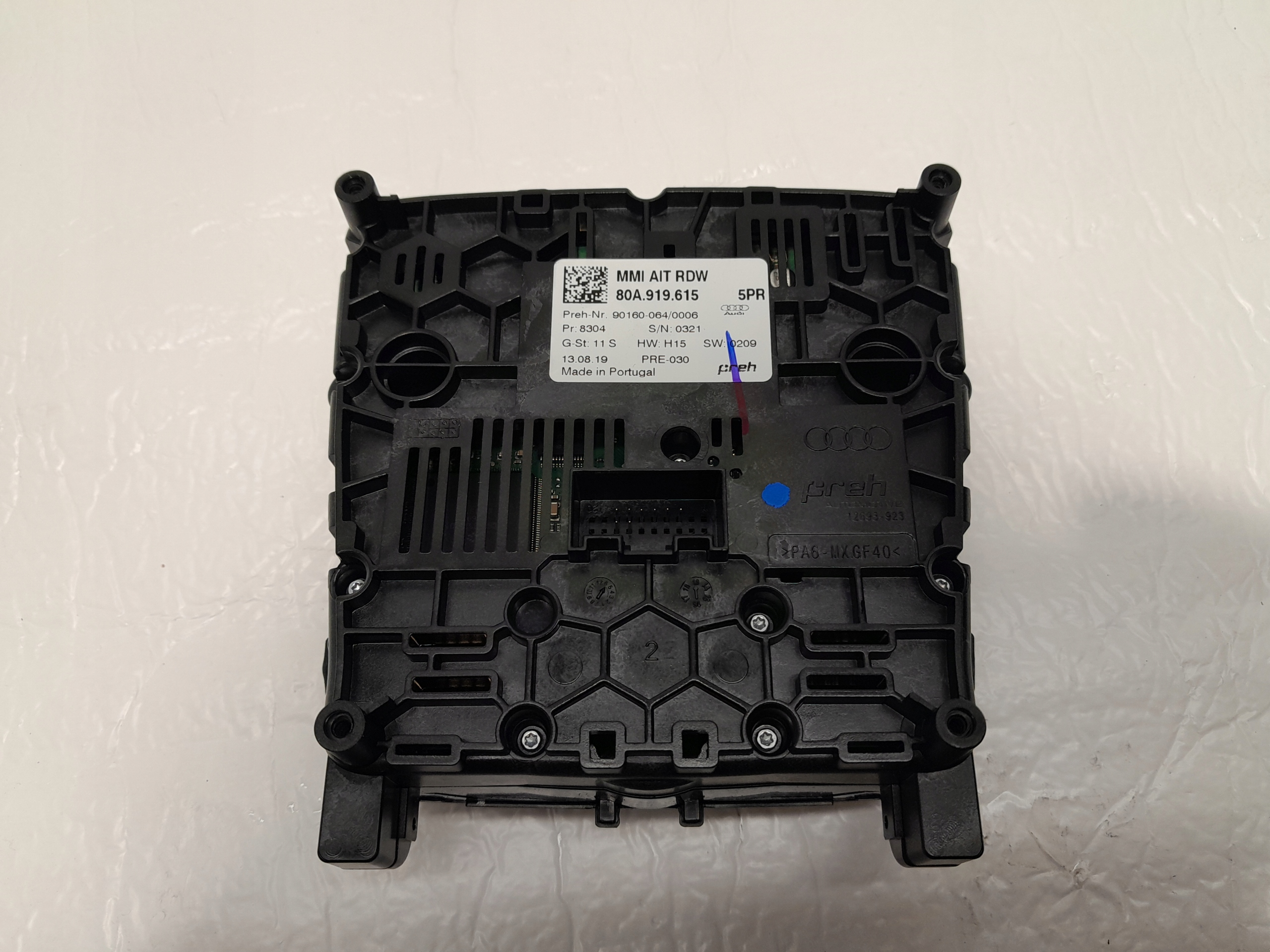 AUDI Q5 80A control panel MMI 80A919615