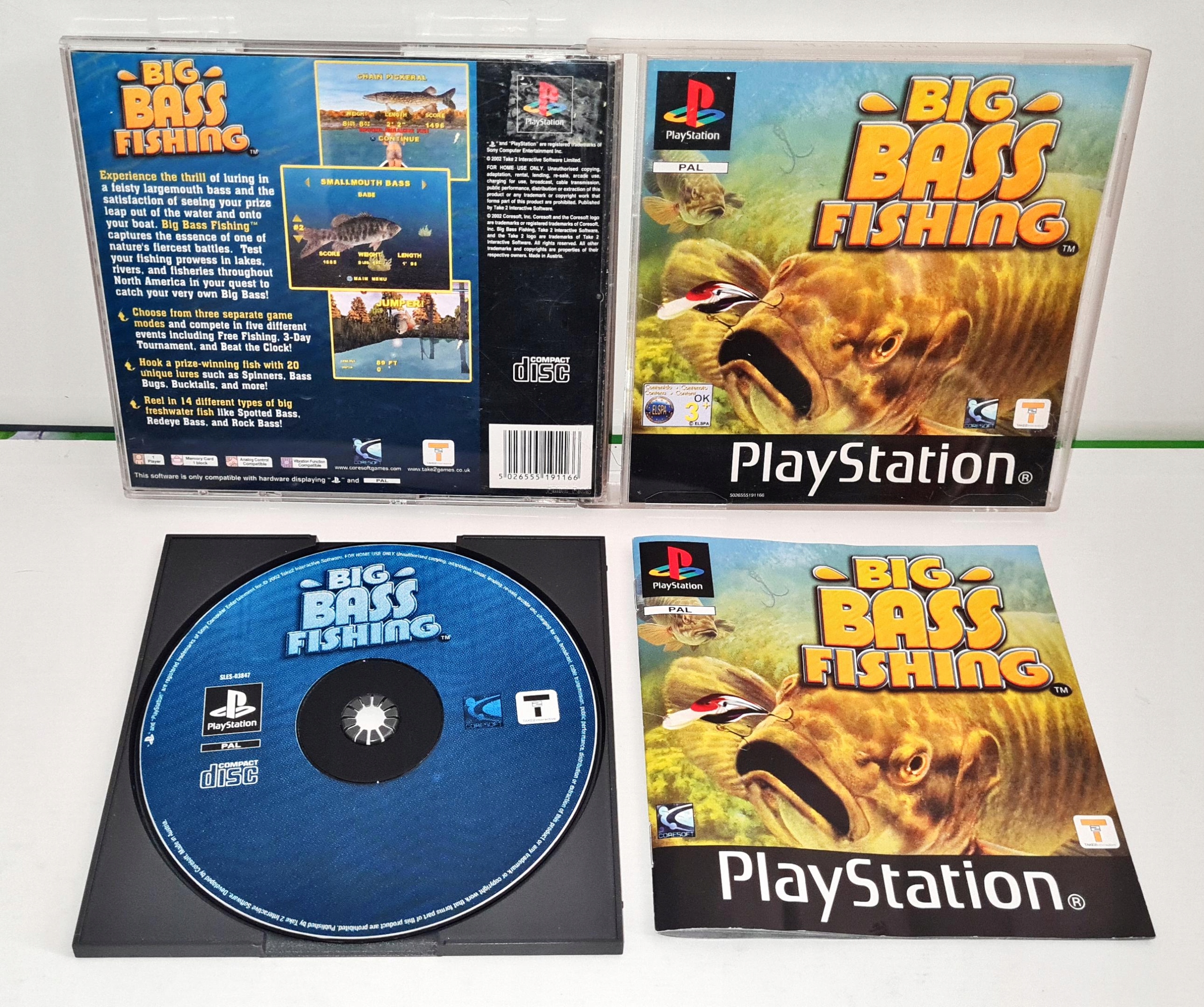 Gra BIG BASS FISHING PSX 3XA