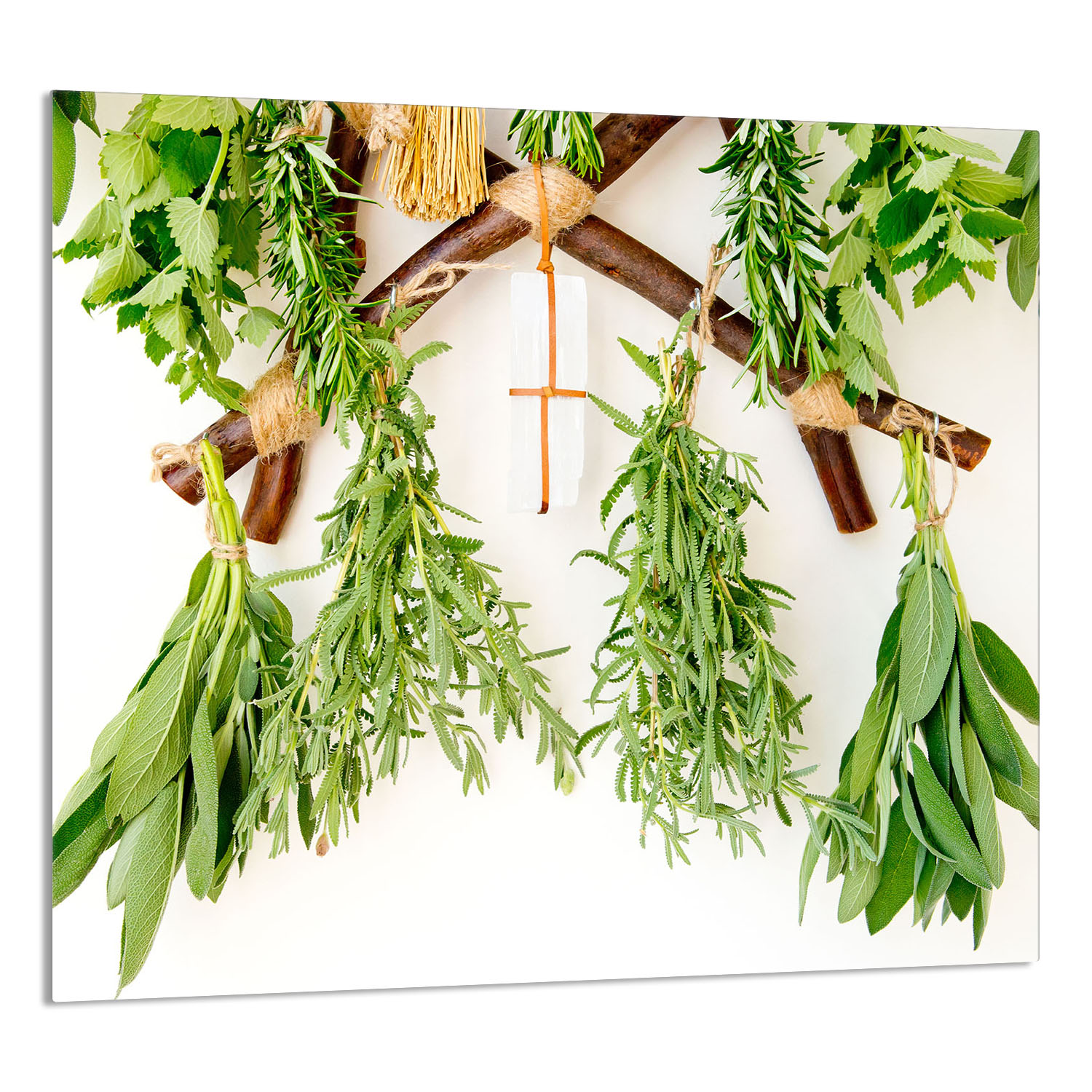 Skleněný Panel Do Kuchyně 65x60 Bylinky Tvrzené Sklo