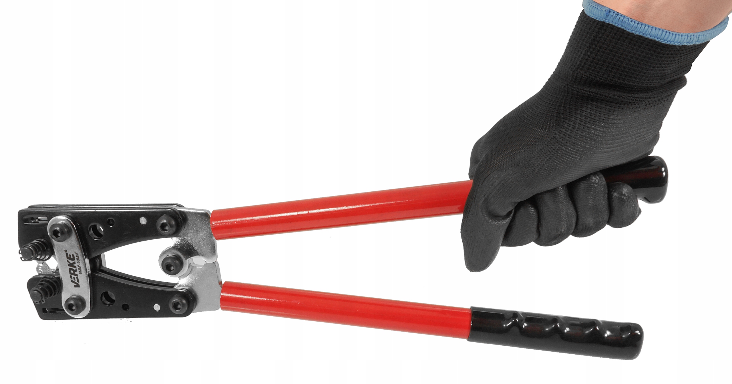 ZACISKARKA PRASKA DO KABLI TULEJEK KOŃCÓWEK KABLOWYCH KONEKTORÓW HEX 6-50mm Kod producenta V86267