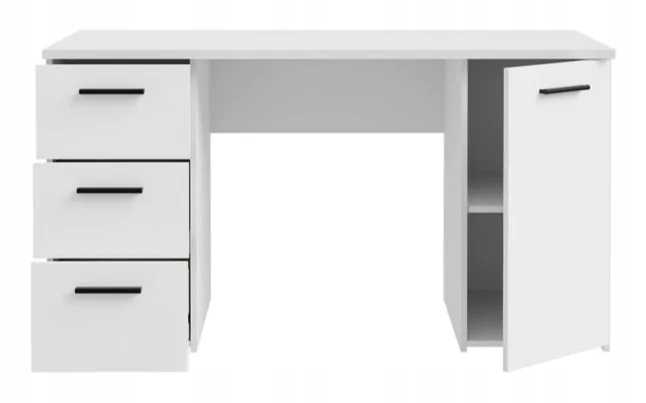 Biurko z szufladami NET106 MT311 Biały, meble FORTE Stan opakowania oryginalne