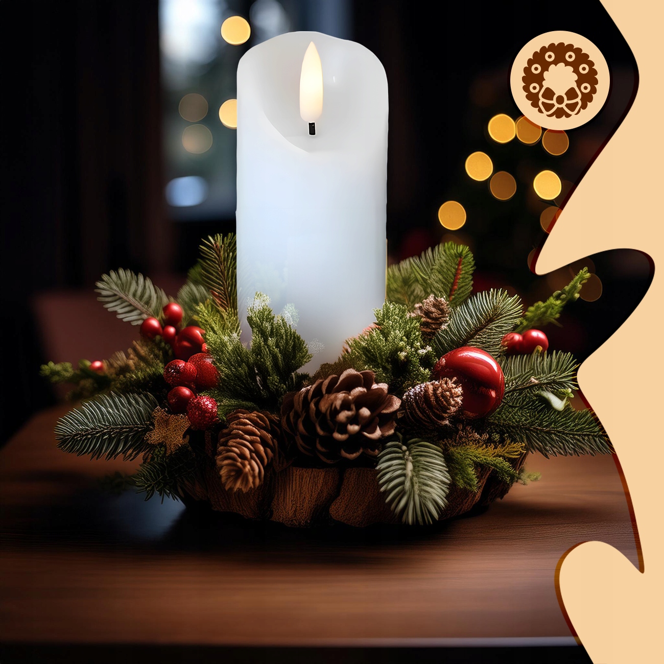 12X ŚWIECZKI ELEKTRYCZNE WKŁADY DO ZNICZY NA BATERIE ŚWIECA PŁOMIEŃ 17,5 CM Rodzaj led