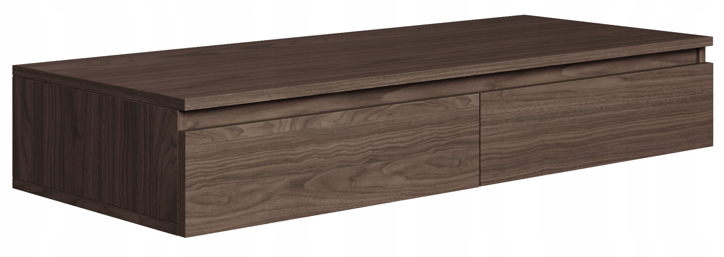 Psací stůl toaletní stolek Bemmi závěsný s zásuvkami 120 cm ořech wisconsin