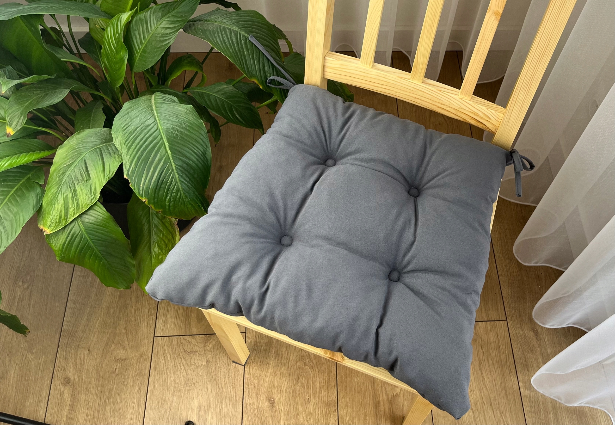 Poduszka na krzesło TRAPEZ GRAFIT Marka inna