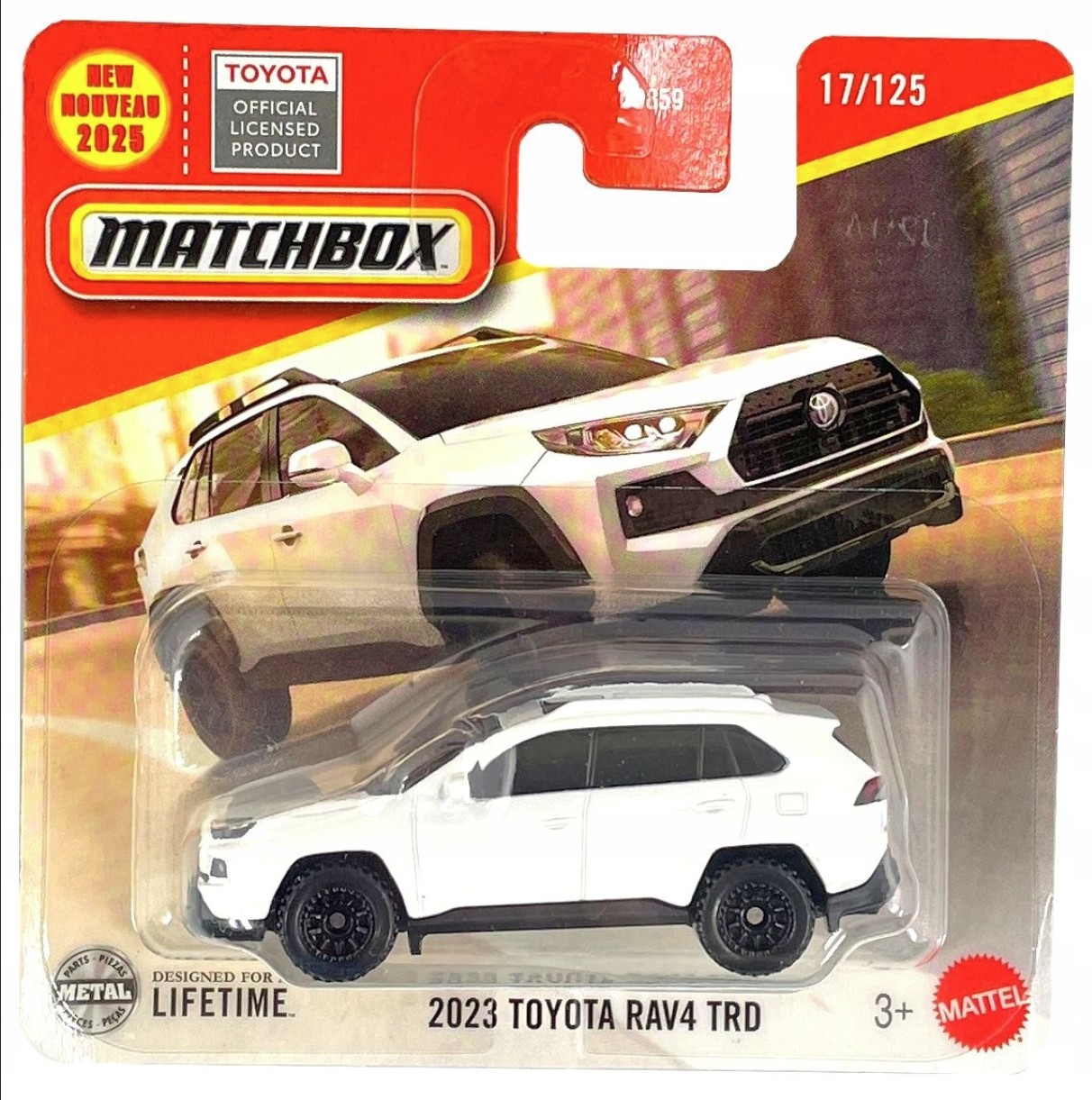 MATCHBOX - 2023 TOYOTA RAV4 TRD - white - JGV15
