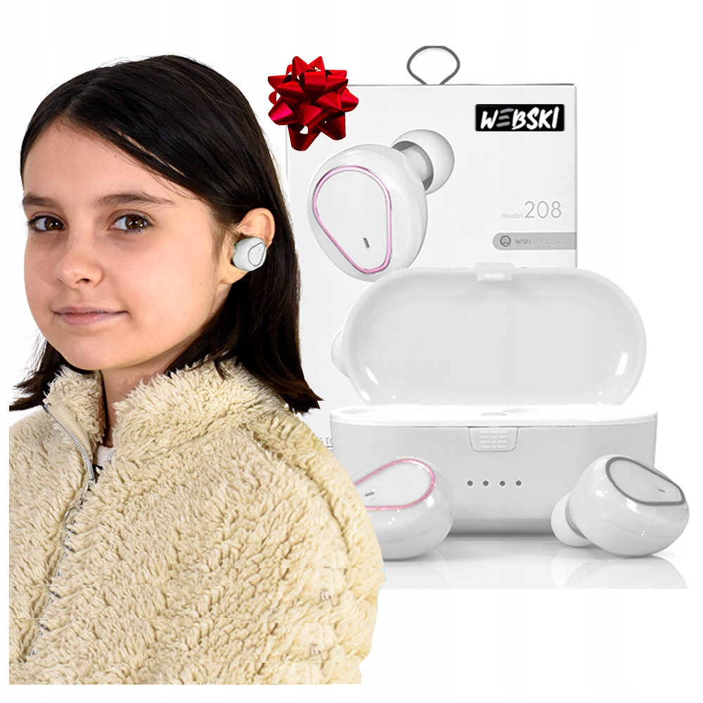 

Dla Nastolatka Słuchawki Bluetooth+etui