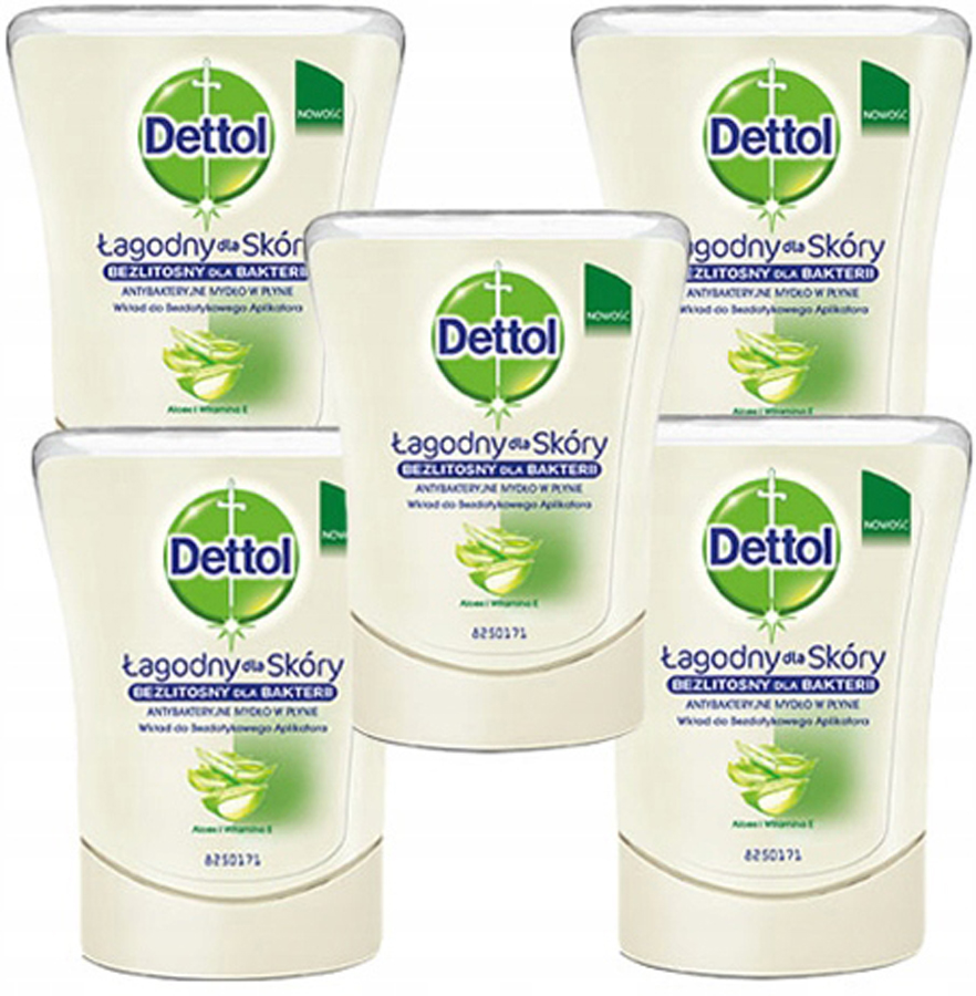 

Dettol Wkład do Aplikatora, Aloe Vera 5x250 ml