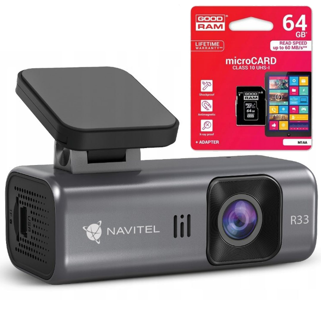 

Wideorejestrator Navitel R33 Fhd +karta 64