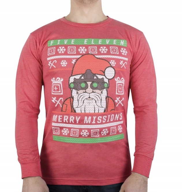 5.11 Bluza Merry Miss Sweather L/s Tee L Red Heather 76026