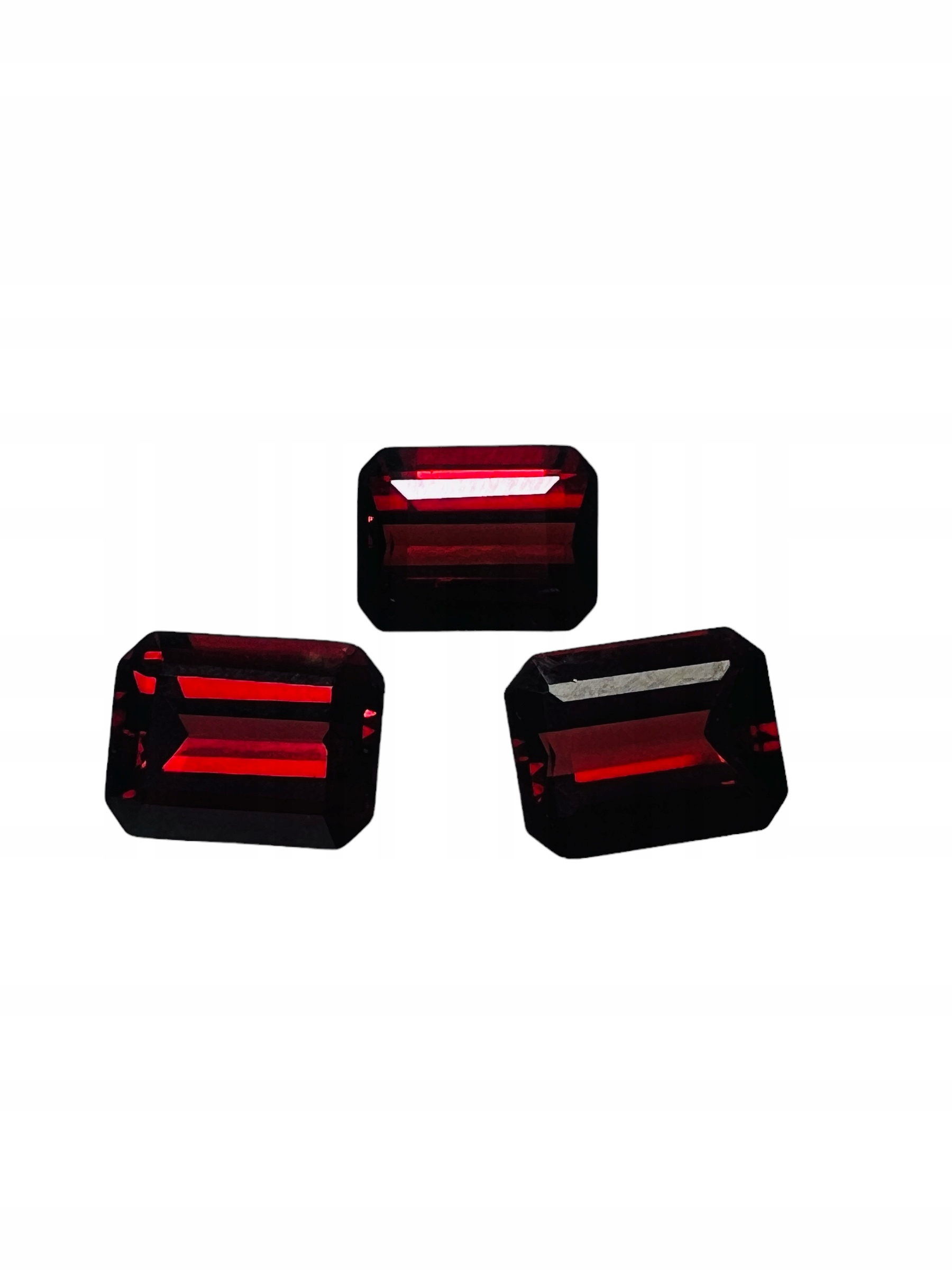 Granátové Jablko Přírodní Červený Osmiúhelník 9x7 mm