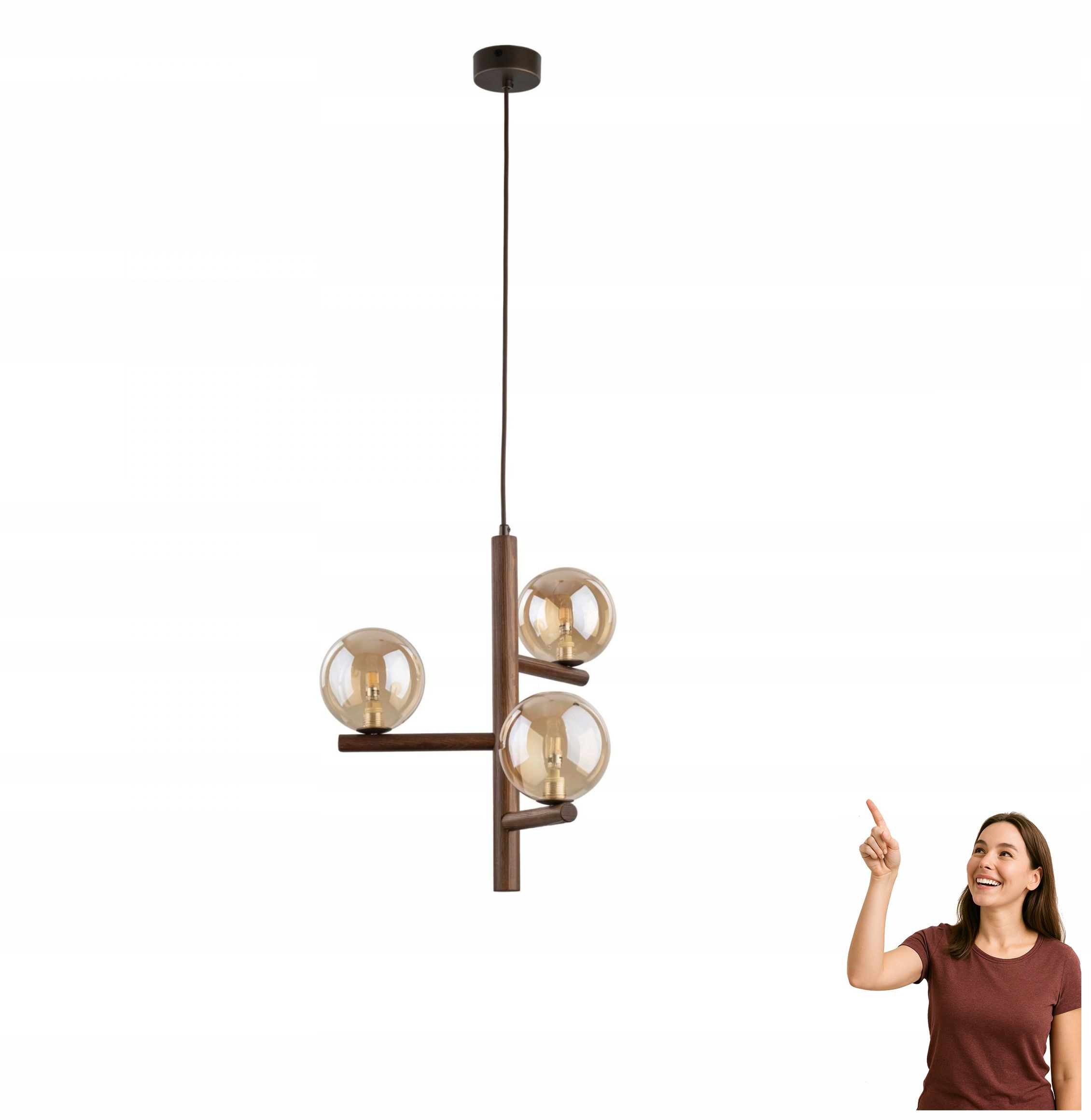 Luster Tk Lighting Estera Wood 11095