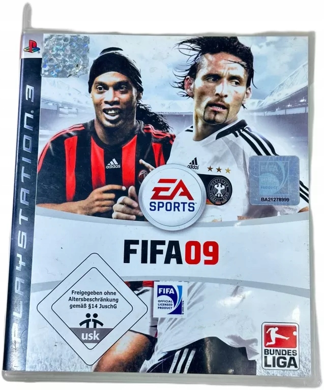 GRA SPORTOWA FIFA 09 NA KONSOLĘ PLAYSTATION 3