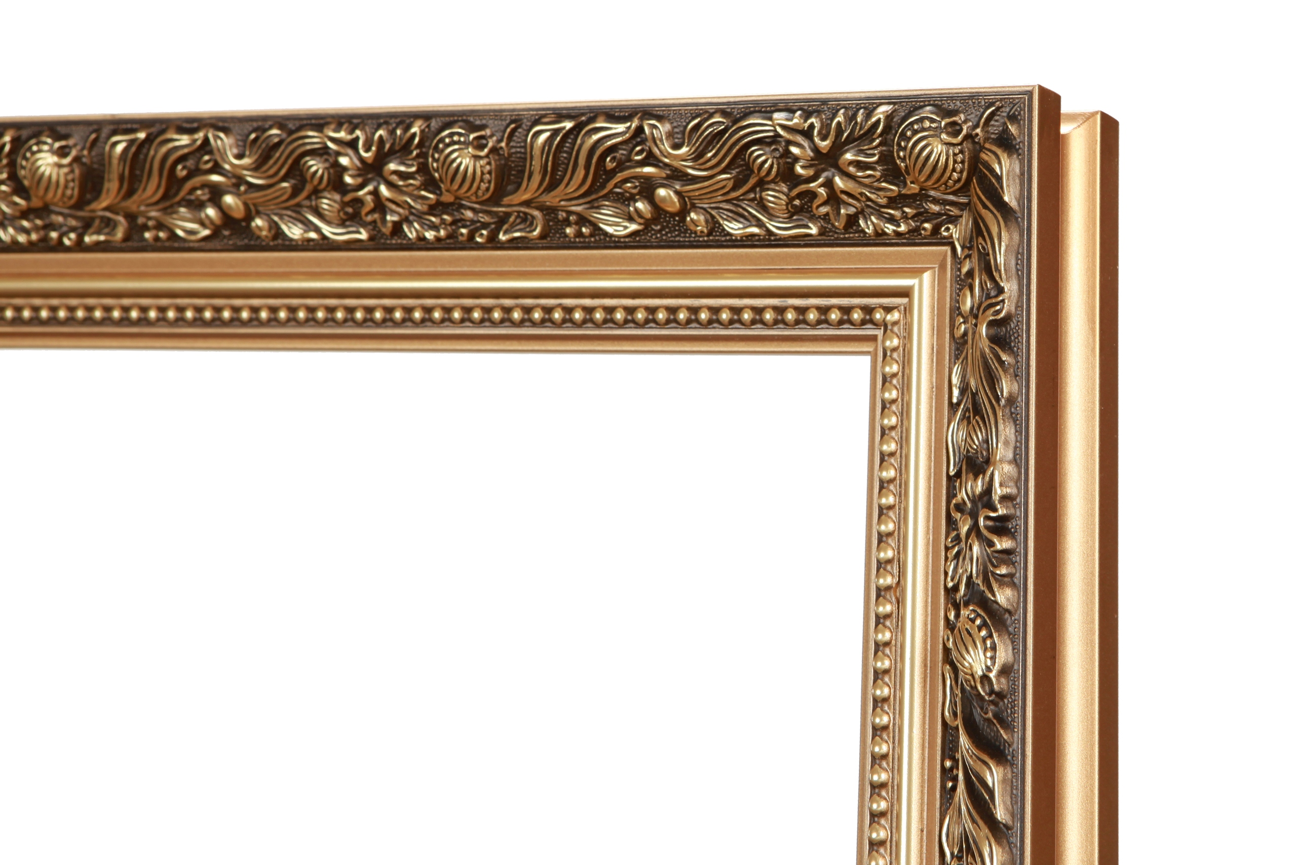 RAMA RETRO WZÓR BAROK MAKI | ZDOBIONA ORNAMENT | OPRAWA LUSTRA OBRAZU 30x40