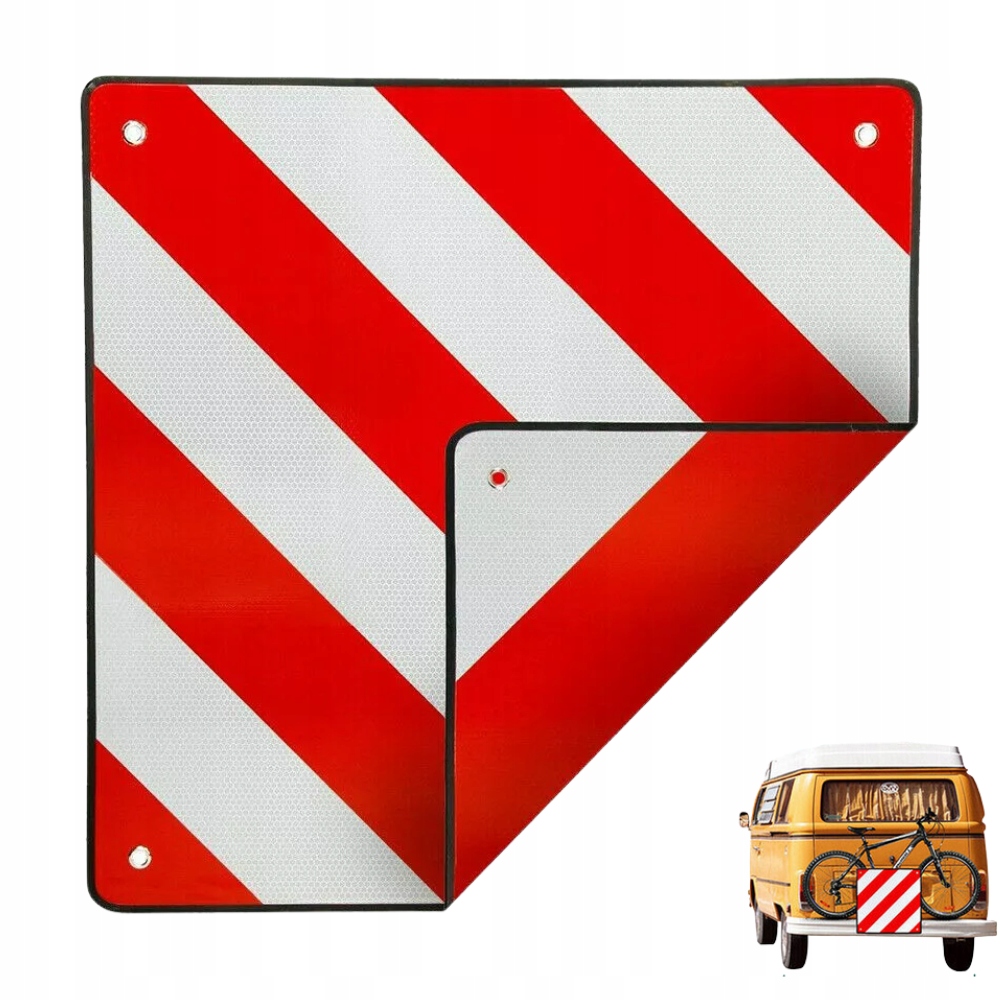 Výstražné tabulky 2 v 1, velikost 50 x 50 cm, hliník