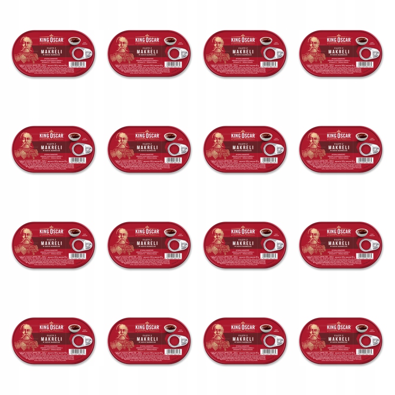 Filety z makrely v barbecue omáčce King Oscar 160 g X16