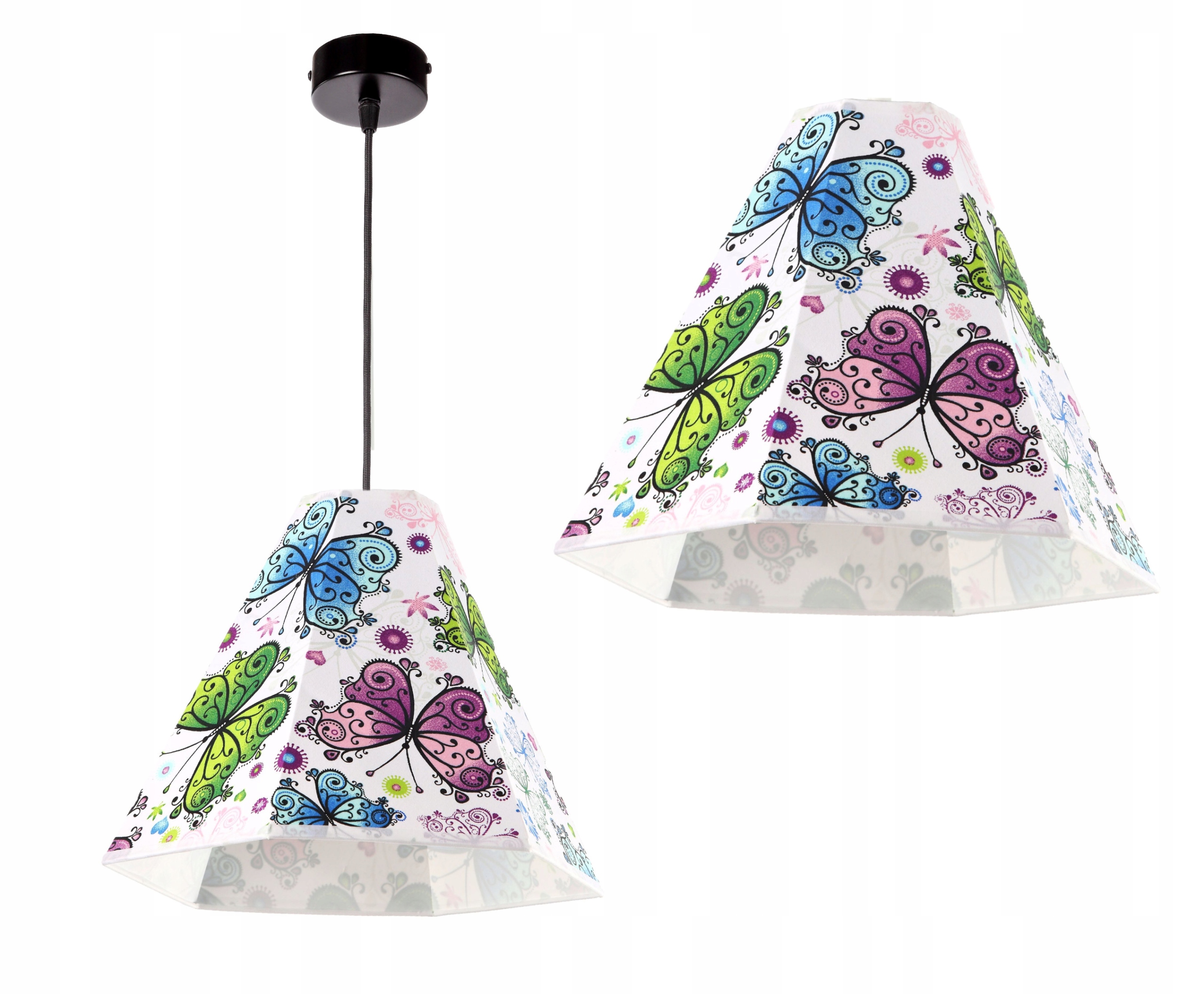 Závěsná stropní lampa Hexagon Led vzory Edison E27