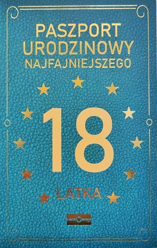 

Kartka na 18 dla chłopaka z Paszportem JCX33