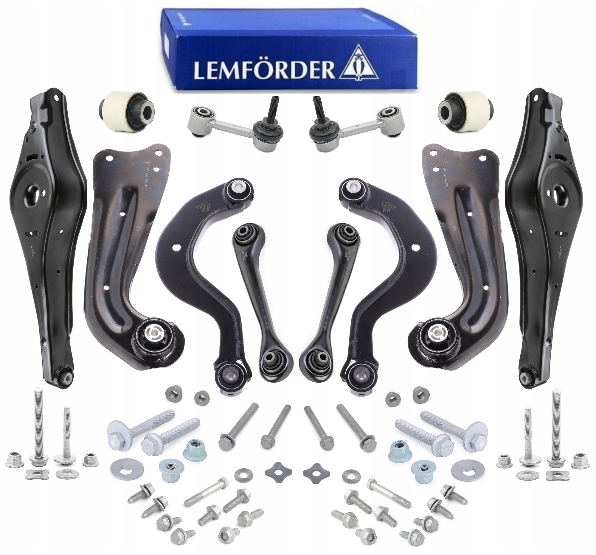 Sada Ramena Zadní Pouzdro Audi A3 Octavia 2 Golf 5 Touran Lemforder Šrouby