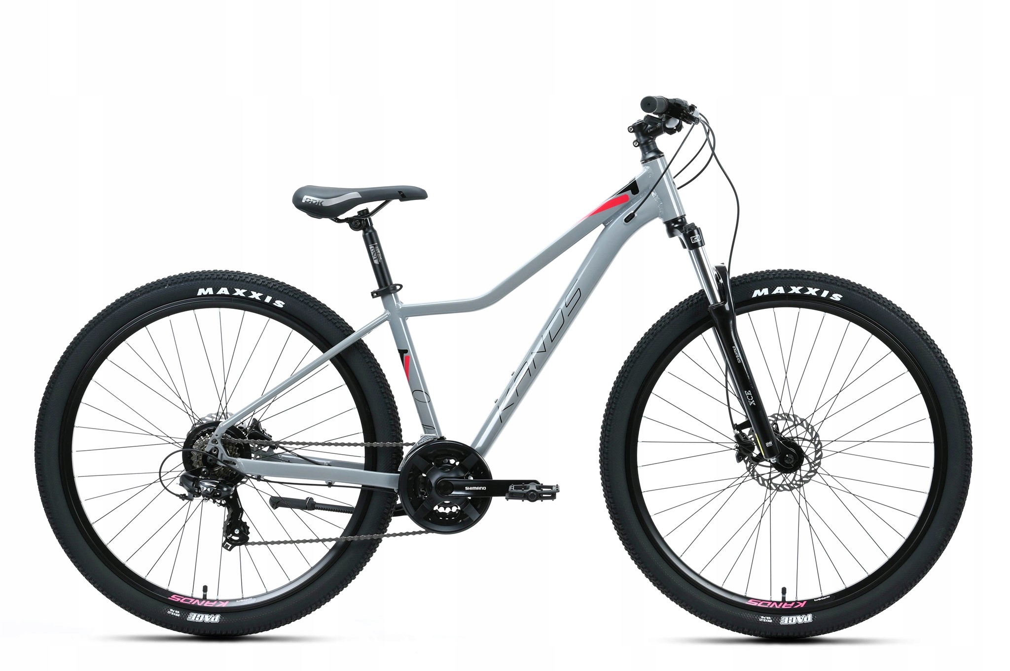 Rower Górski 29 Kands Saphire V1 szaro-różowy połysk R18 wzrost 170-182 cm