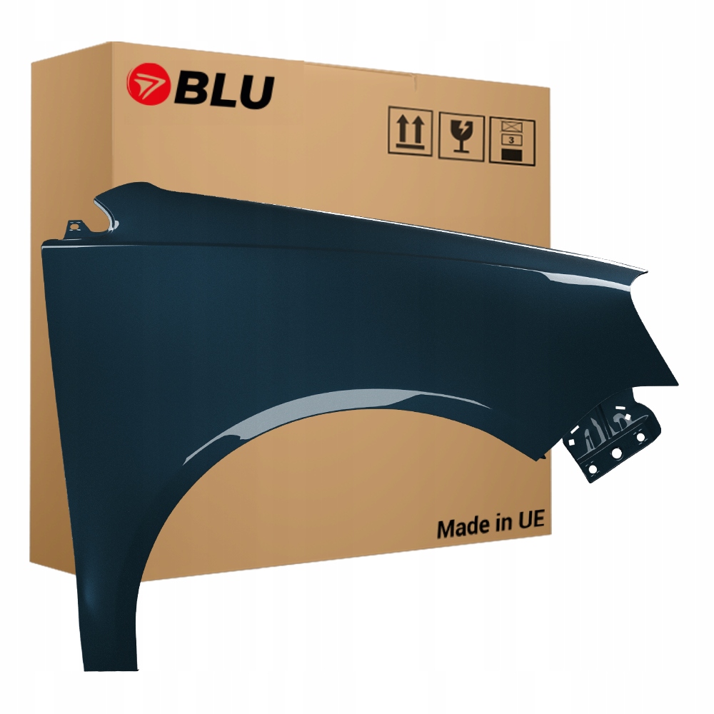 Blu Blatník Vw Polo 9N3 IV 4 LC5F pravý 05-09 přední lift pozink GraphitBlau