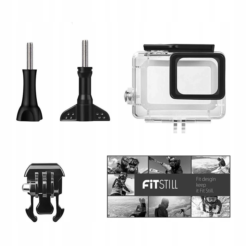 FITSTILL Obudowa Wodoszczelna 60m Do GoPro Hero 7 6 5 Black Nurkowanie — miniatura 7