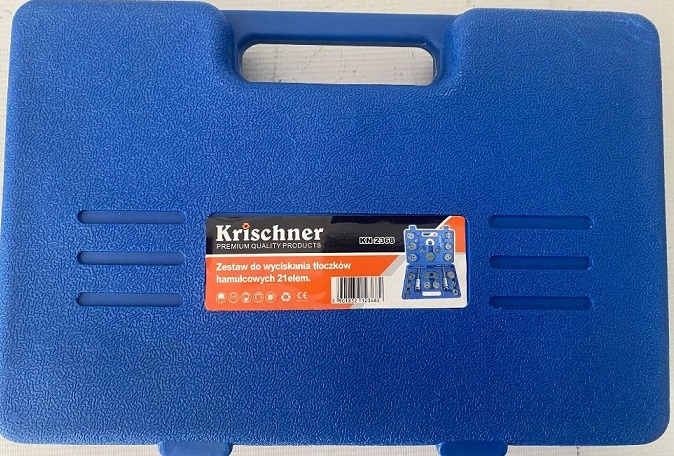 ZESTAW WYCISKANIA TŁOCZKÓW HAMULCOWYCH 21el 2368 EAN (GTIN) 5907589360462